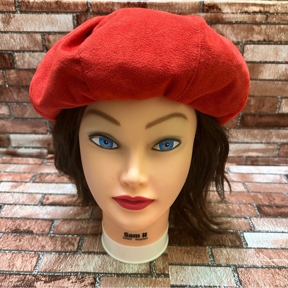 Frank Olive / Neiman Marcus vintage 1960’s 1970’s Red Beret Hat main image 9